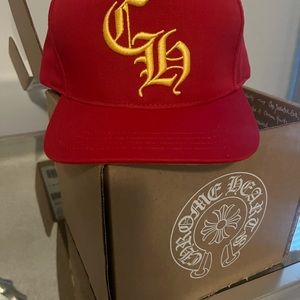 Chrome Heart hat. Bought it and did not fit my head the way I wanted it to